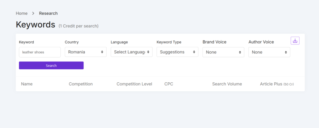 Keyword Research